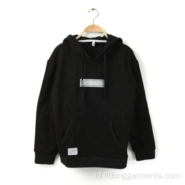 Oem Knitting Ladies Plain Hoodie Sweatshirt lengan panjang